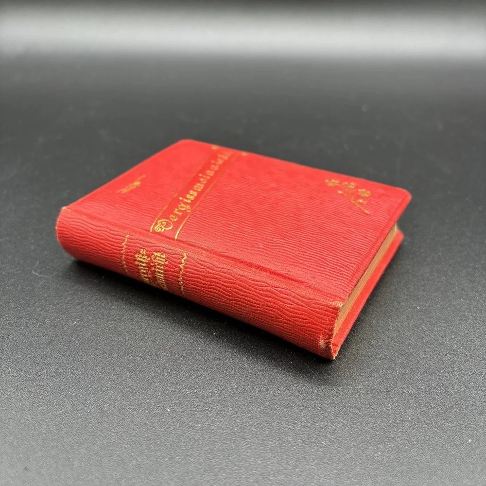Antique 1908 Illustrated German Christian Forget Me Not Book‎ Vergissmeinnicht